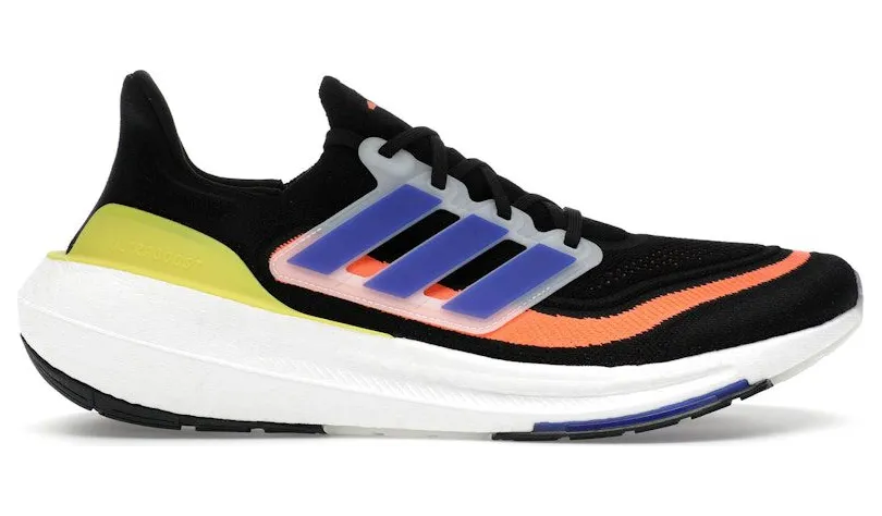 adidas Ultra Boost Light Black Lucid Blue Yellow (HP9204)