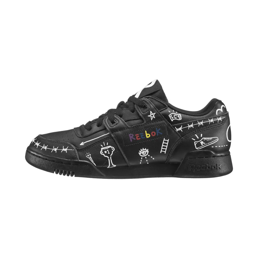 Reebok Workout Plus 3AM Trouble Andrew Black/Multi-Color (Other Brands Reebok)