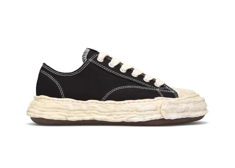Maison Mihara Yasuhiro Peterson 23 OG Dyed Sole Canvas Low “Black” (A13FW713-BLK)