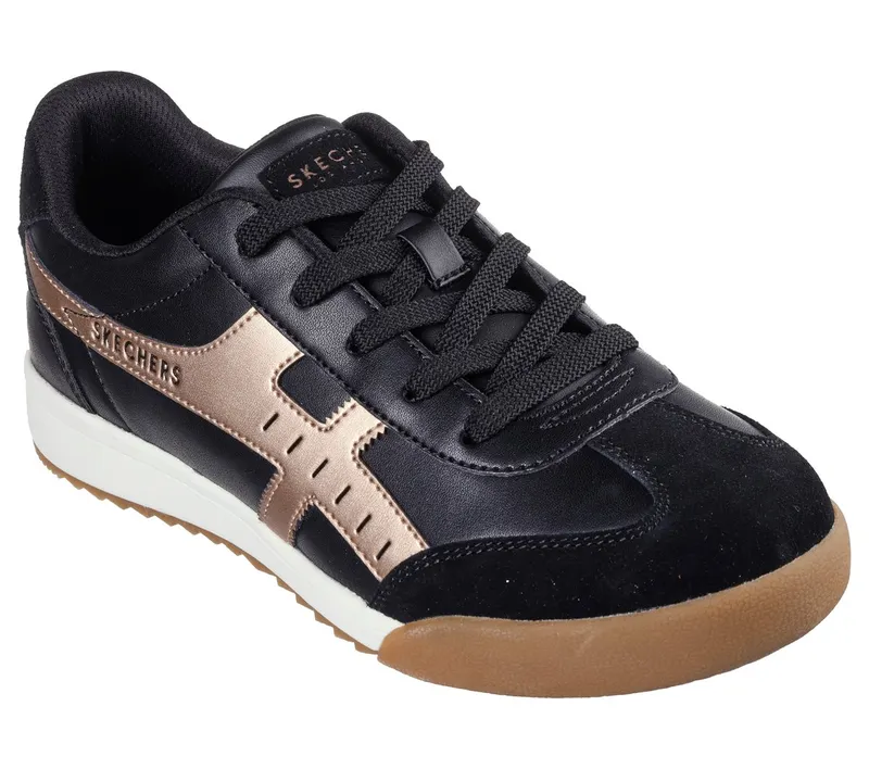 Skechers Zinger – Metallic Roads Sneaker Black/Roos Gold