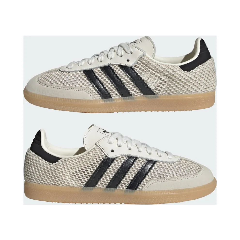 Adidas SAMBA OG Shoes Off White / Carbon / Gold Metallic (IH4003)