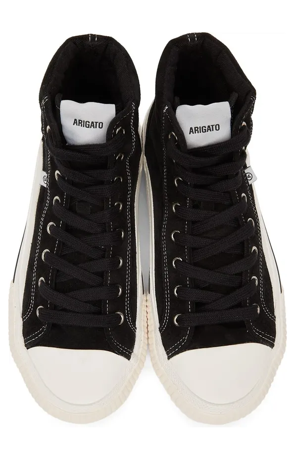 Axel Arigato Black Suede Midnight Hi Sneakers (38024) (5)