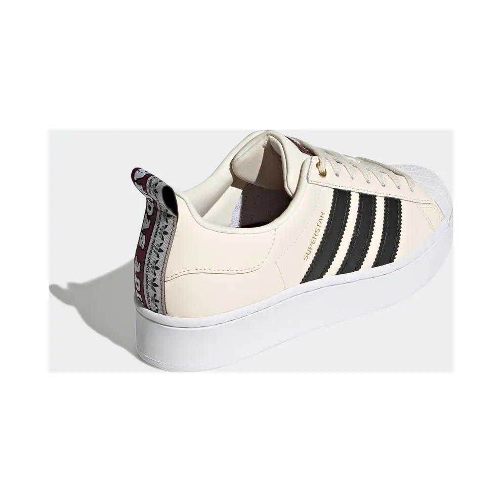adidas Superstar Bold Wonder White / Core Black / Victory Crimson (H00636)