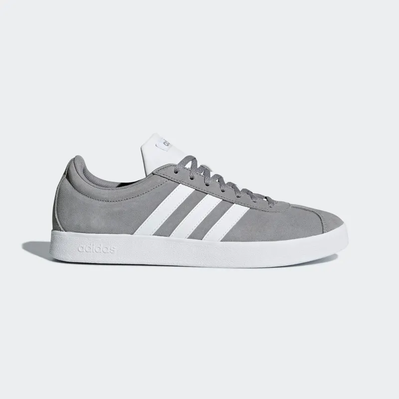 Adidas VL Court 2.0 Grey Three / Cloud White / Cloud White (B43807)