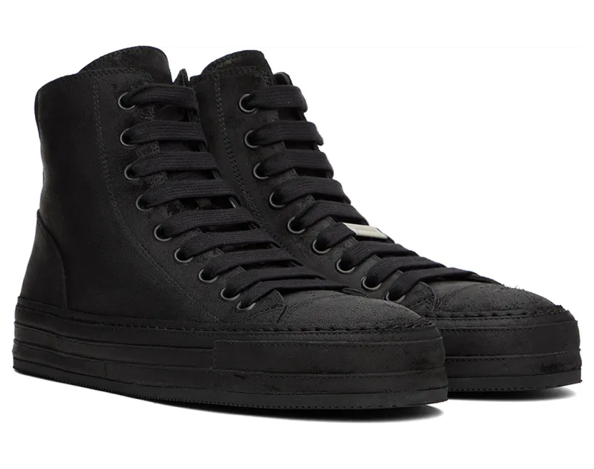 Ann Demeulemeester Black Raven Sneakers (2202-M-N01-375-099) (4)