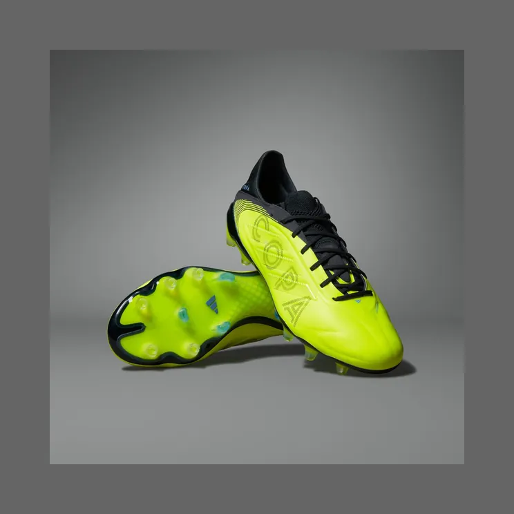 adidas Copa Pure 3 Elite Firm Ground Boots “Lucid Lemon / Lucid Lemon / Core Black” (IH0072)