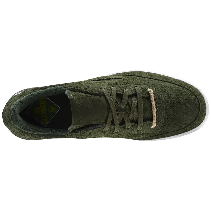 Reebok Club C Currensy Jet Life Primal Green/White-Hemp (Other Brands Reebok)