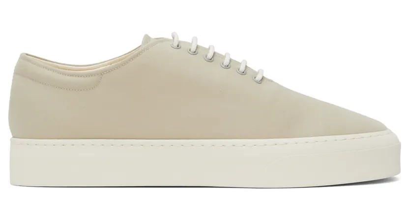 The Row Black Dean Lace-Up Sneakers (F2013-V20)