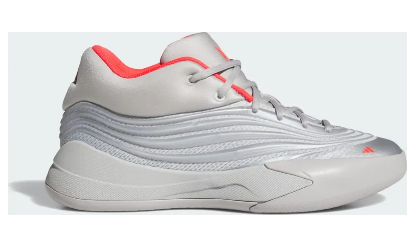 Adidas Dame X Silver Metallic / Grey Two / Lucid Red (KJ4398)