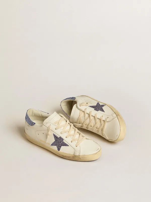 Golden Goose Women’S Super-Star Ltd With Suede Star And Heel Tab With Swarovski Crystals (GWF00101.F005144.11653) (2)
