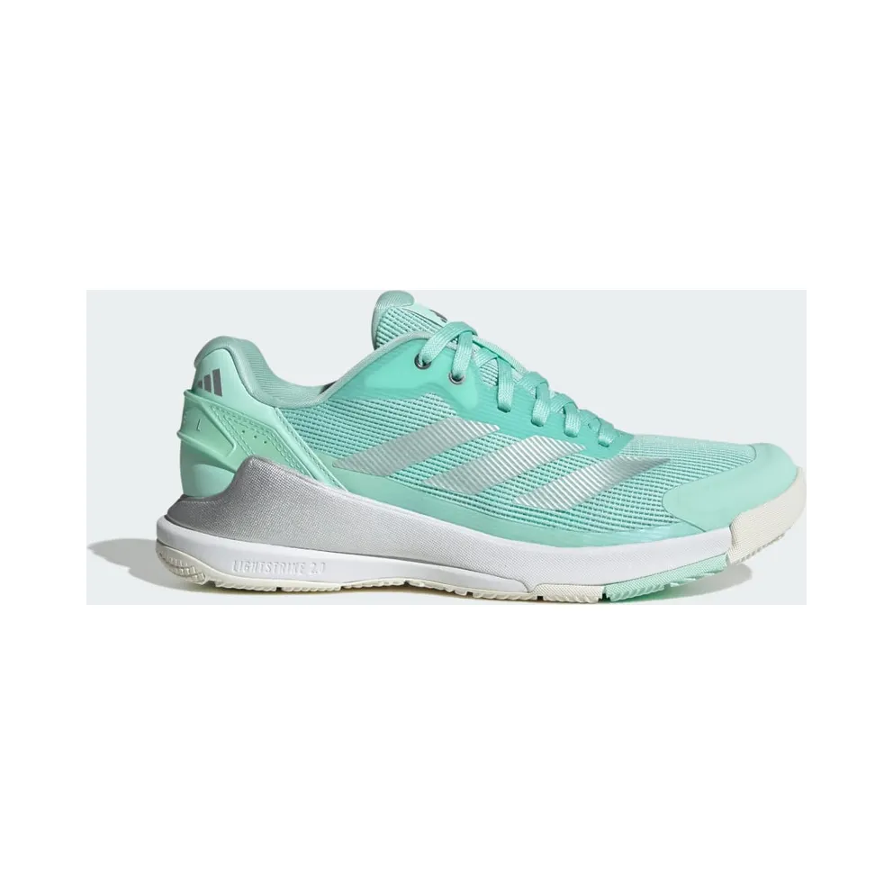 Adidas Crazyquick Lightstrike Padel Shoes Clear Mint / Silver Metallic / Cloud White (KI3588)