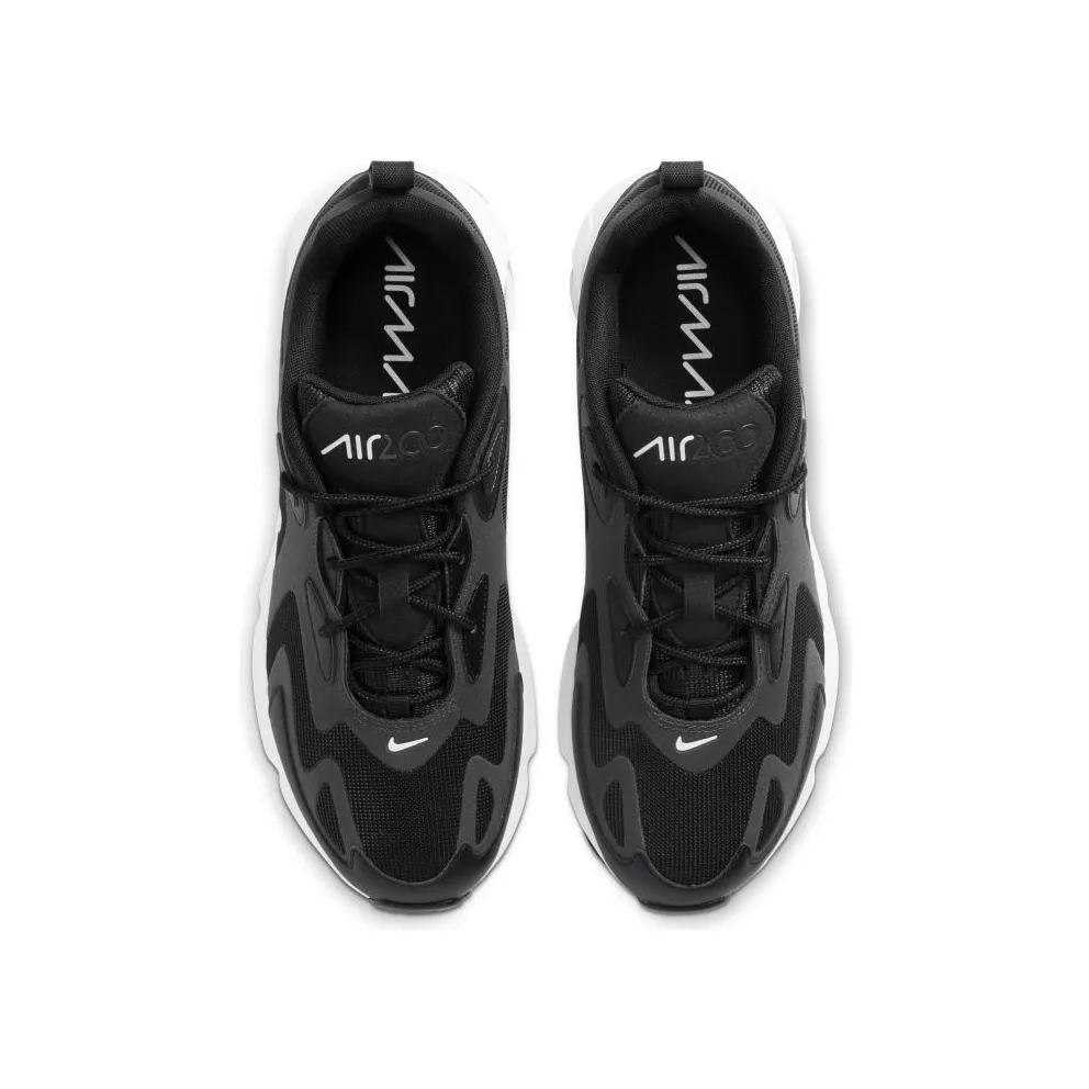 Nike Air Max 200 Black Black/Off Noir-Metallic Silver-White (CI3865-001)