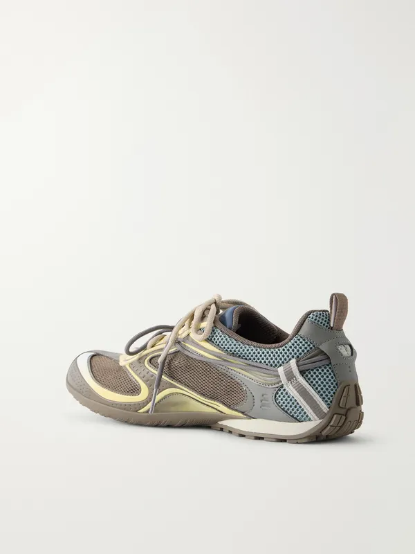 Balenciaga Radar Gradient Lines Mesh and Rubber Brown (865703WSTGL)