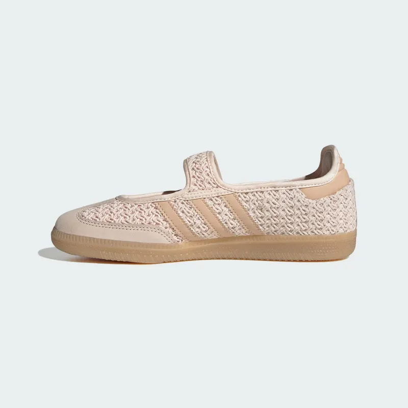Adidas SAMBA JANE Shoes Wonder Quartz / Halo Blush / Gold Metallic (LA7836)