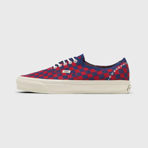 Vans LX AUTHENTIC 44 EK PUNK CHECK Blue / Red