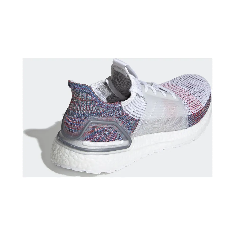 adidas Ultra Boost 2019 White Multi-Color Cloud White/Crystal White/Blue (B37708)
