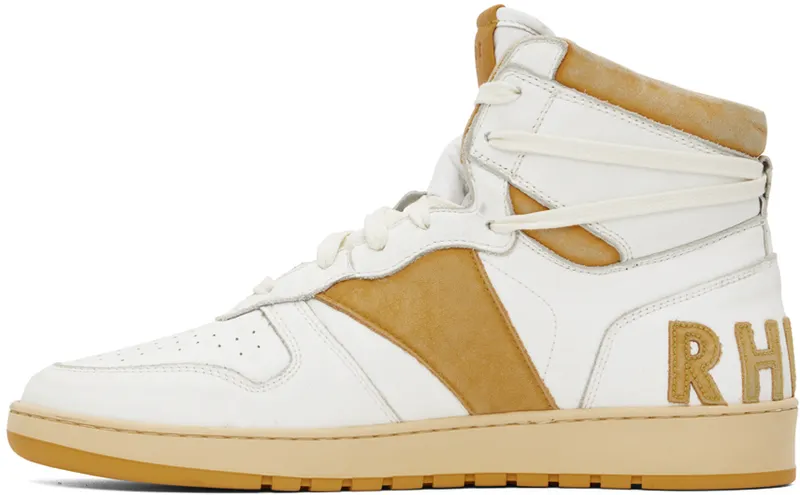 Rhude Rhecess-Sky Hi “White/Yellow” (RHFW22FO04489660)