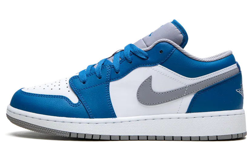Air Jordan 1 Low GS “True Blue” (553560-412)