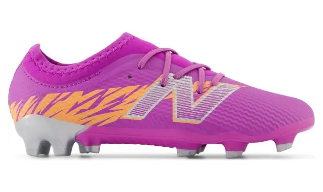 New Balance Furon V8 Team Junior FG Passion Fruit Hot Mango (PS/GS) (SJF3FEJ8)