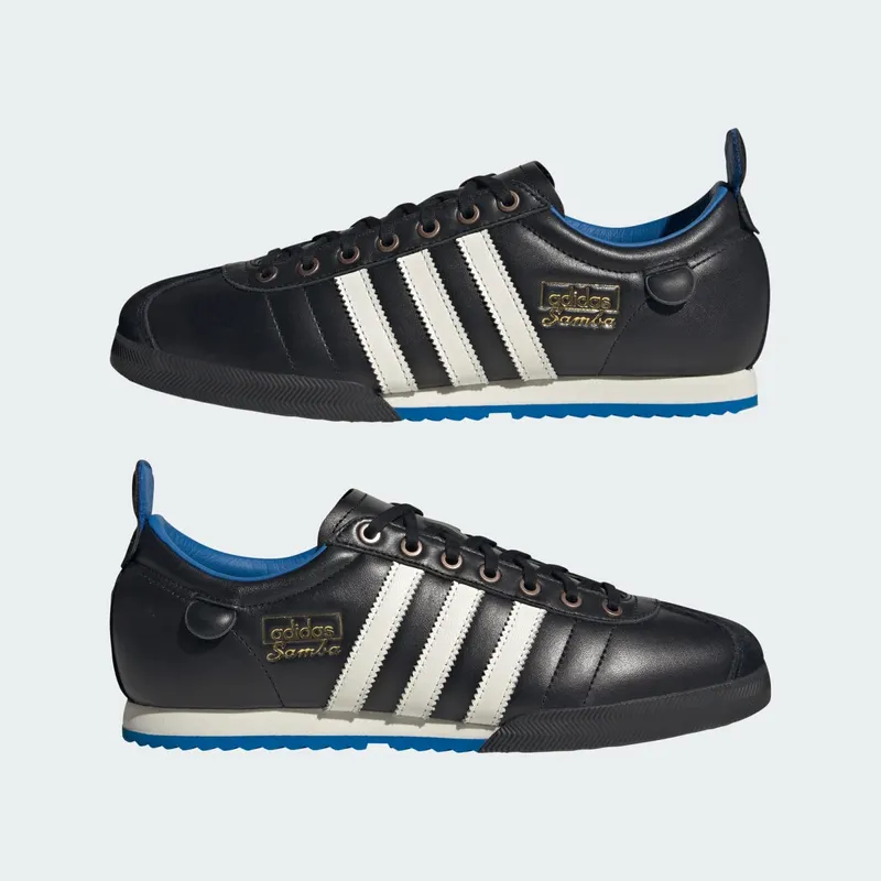 Adidas Samba 62 Core Black / Cloud White / Blue Bird (IH8603)