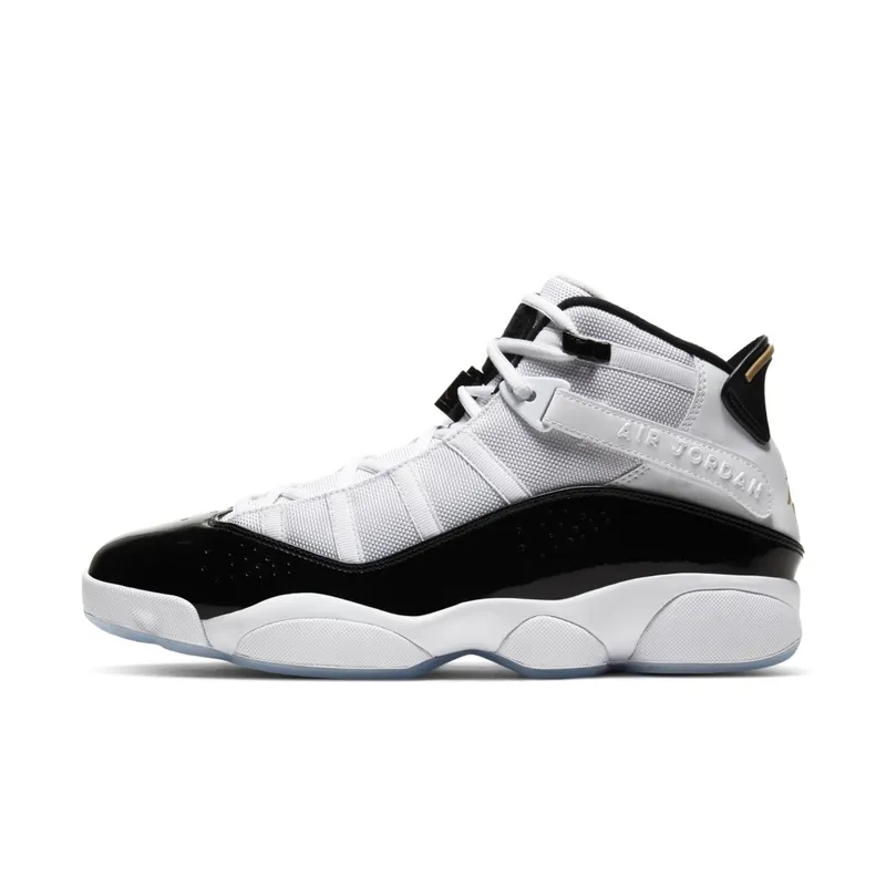 Jordan 6 Rings Defining Moments White/Black-Ice-Metallic Gold (CW6993-100)