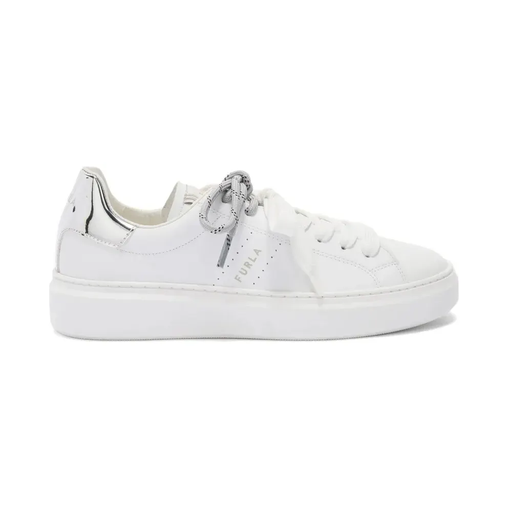 Furla Hype mit silberfarbenem Detail – White (YK77HYPBX45314401)