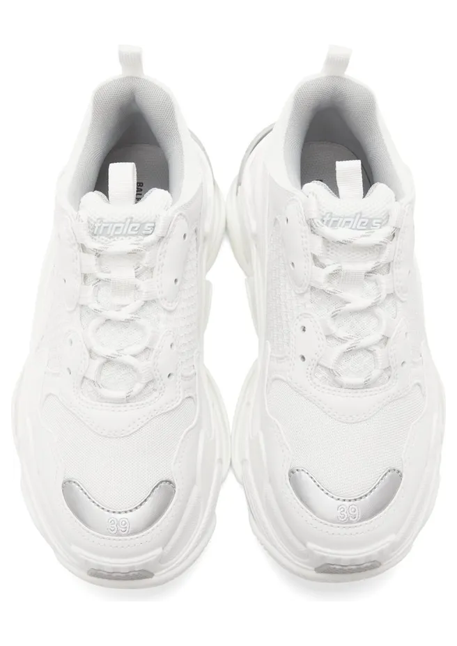 Balenciaga Triple S White Silver (536737W2FS41200) (5)
