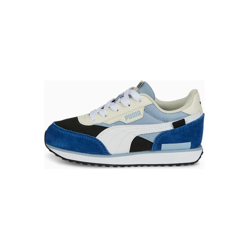 PUMA Future Rider Splash Kids’ Blue Wash/Black/White (381855-07)