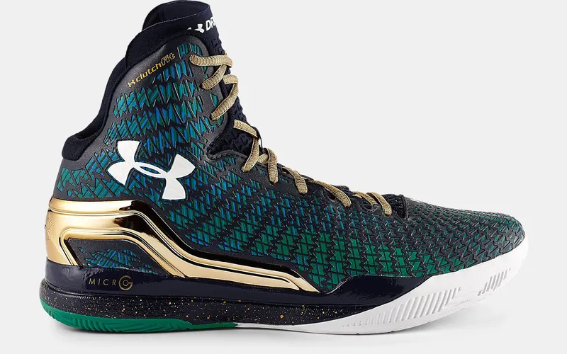 Under Armour Clutchfit Drive Midnight Navy Kelly Green (1259065-414)
