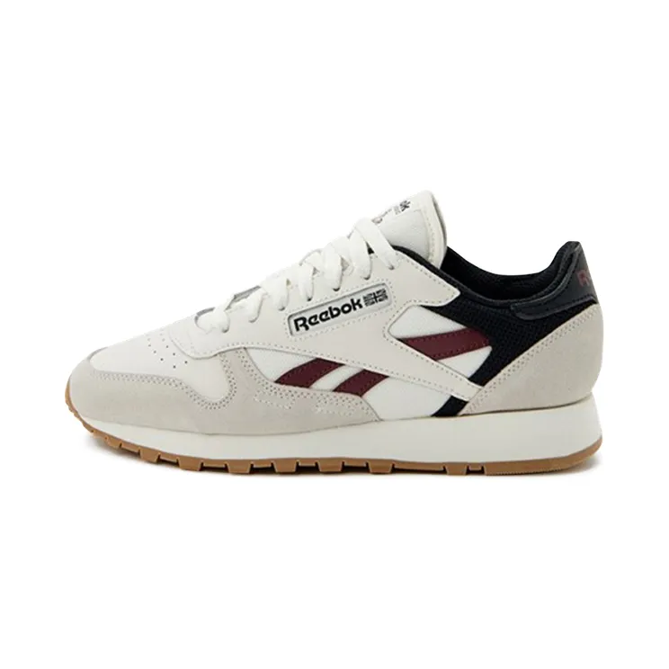 Reebok CLASSIC LEATHER “White / Maroon” (ID1587)