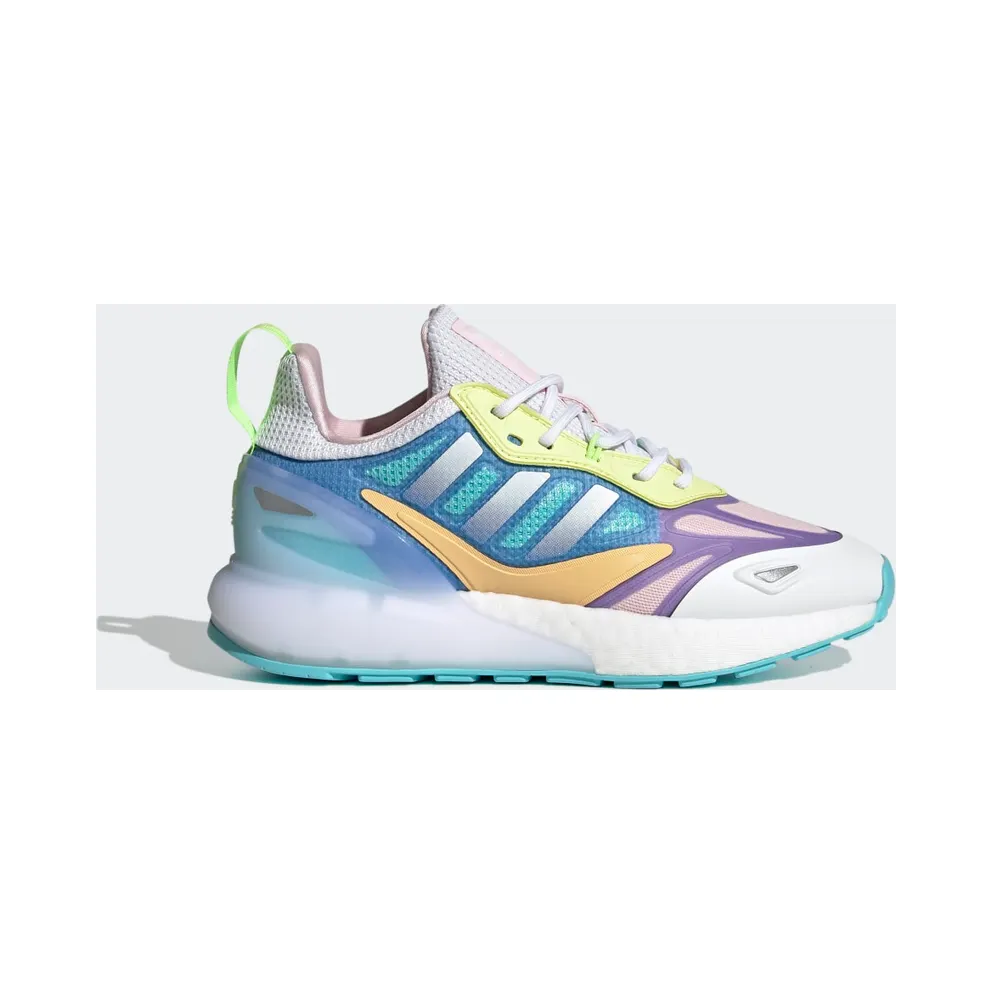 adidas ZX 2K Boost 2.0 Schuh Cloud White / Cloud White / Light Purple (GZ7502)