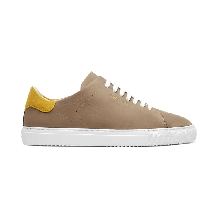 Axel Arigato Clean 90 “Taupe,Yellow” (F4625004)