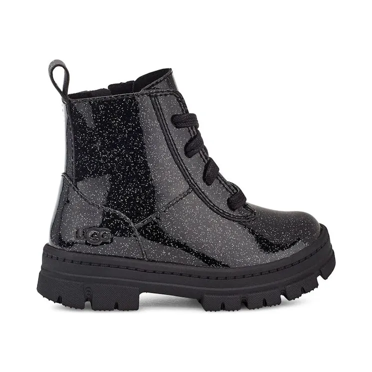 UGG Ashton Lace Up Boot Glitter Black (1151571T-GTBC)