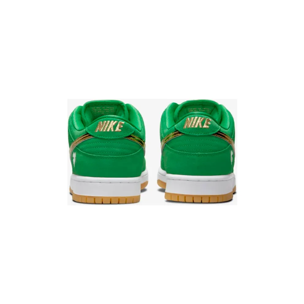 Nike SB Dunk Low Pro St. Patricks Day – “Green / White / Black / Gold” (BQ6817-303)