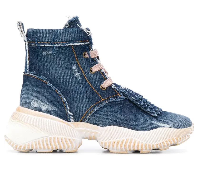Hogan ‘Interaction’ High-Top-Sneakers “Blue” (GYW5250CY90JDLU803)