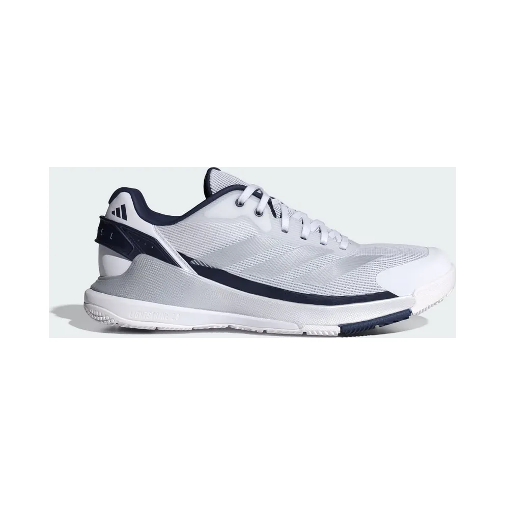 Adidas Crazyquick Padel Cloud White / Silver Metallic / Dark Blue (JR2127)