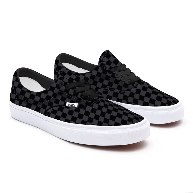 VANS Gepersonaliseerde Checkerboard Era Grijs (VN0A3CST018)