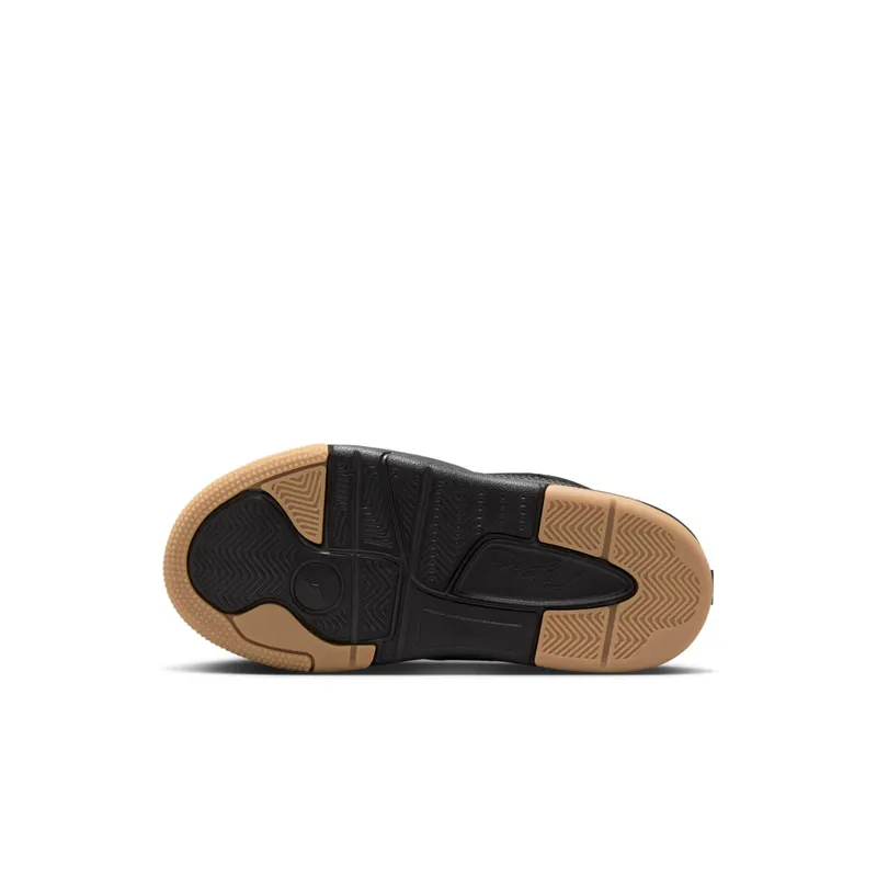 Jordan Flight Court Black Gum Medium Brown Varsity Red (HF3332-001)