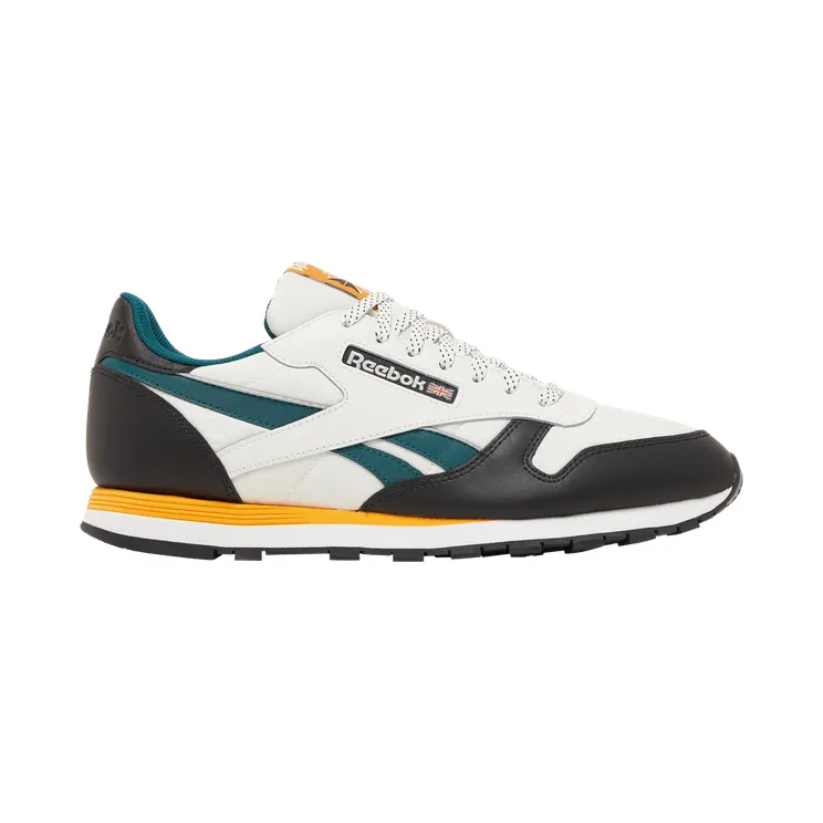 Reebok CL LTHR Chalk / Core Black / Semi Solar Gold