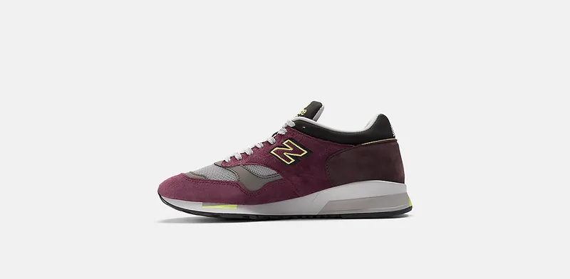 New Balance 1500 MiUK Plum Wine Neon Yellow (U1500PUL)