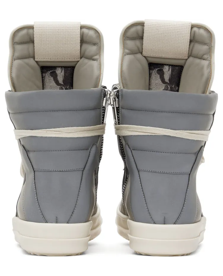 Rick Owens Gray Geobasket Sneakers (RR02B2894 LPORX) (2)