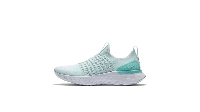 Nike  React Phantom Run Flyknit 2 Teal Tint (W) Teal Tint/Aurora-White (CJ0280-300)
