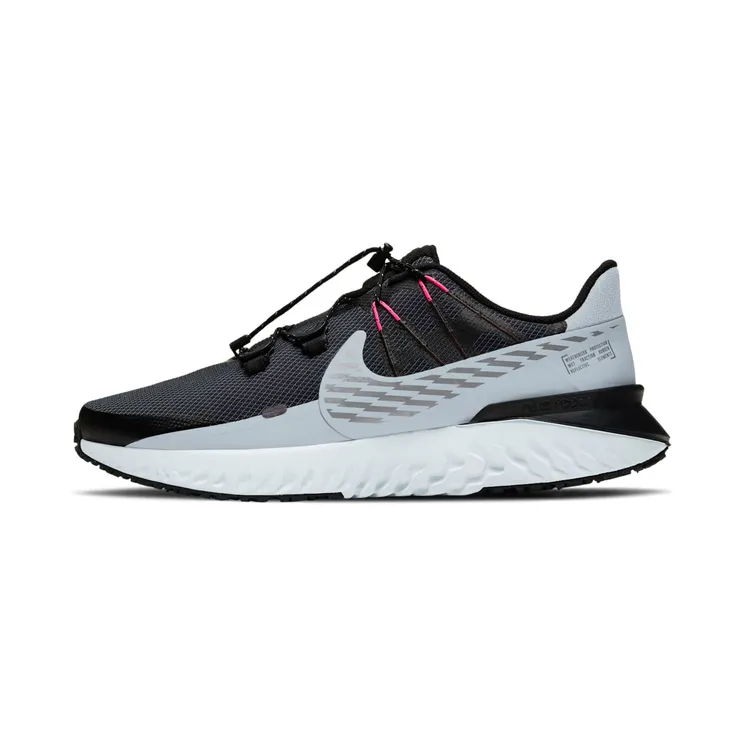 Nike Legend React 3 Shield “Black / Obsidian Mist / Poison Green / Metallic Dark Grey” (CU3864-010)
