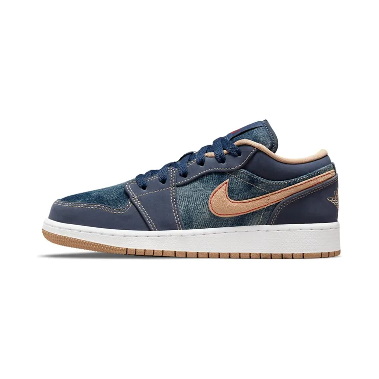 Jordan 1 Low SE Denim (GS) (DM4692-400)