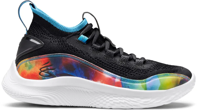Under Armour Basketball Shoes Grade School Curry Flow 8 Black (3024033-001)