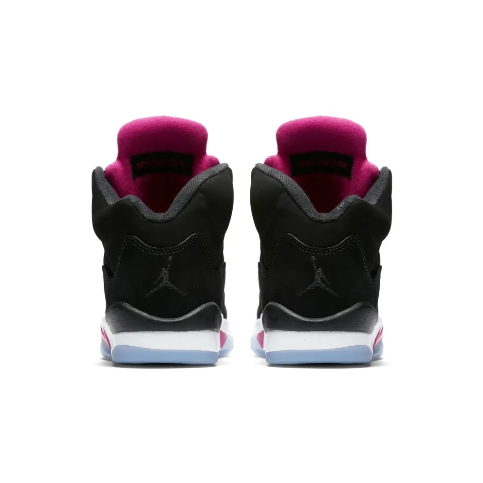 Jordan 5 Retro Black Deadly Pink (GS) Black/Black-Deadly Pink-White (440892-029)