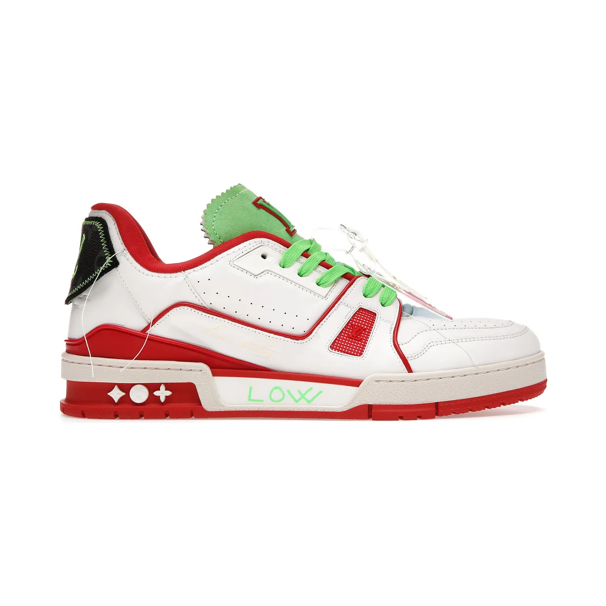 Louis Vuitton Trainer Neon Red (MS0241)