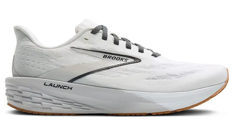 Brooks Launch 11 White Grey Black (120439-1B-135)
