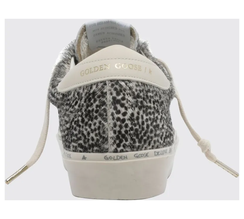 Golden goose Hi Star Animal Print Pony Hair Trainers with Platform Sole Black (GWF00118F00849690138) (3)