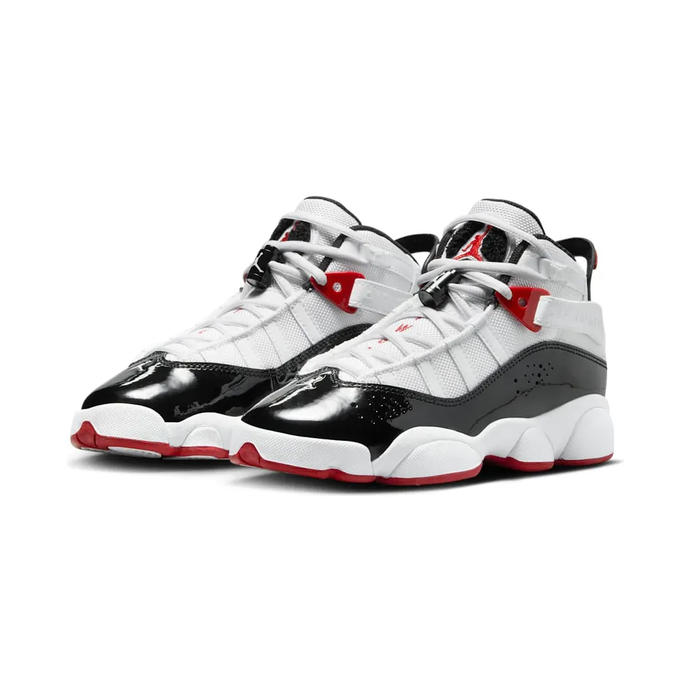 Jordan 6 Rings GS “White Varsity Red Black” (323419-164)